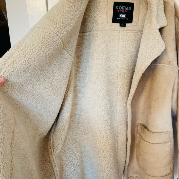Koman Sport Outwear Teddy Jacket Size XL - Picture 6 of 8